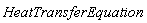 HeatTransferEquation