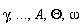 gamma, () .. (), A, Theta, omega
