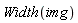 Width(img)