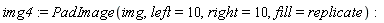 img4 := PadImage(img, left = 10, right = 10, fill = replicate)