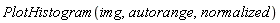 PlotHistogram(img, autorange, normalized)