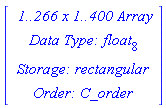 RTABLE(35584248, float[8], Array, rectangular, C_order, [], 2, 1 .. 266, 1 .. 400)