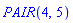 PAIR(4, 5)