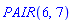 PAIR(6, 7)