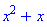 x^2+x