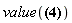 value((1/4)*(Sum(((1/4)*i+1/8)^2+1, i = 0 .. 3)))