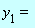 y[1]=