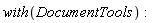 with(DocumentTools)