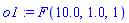 o1 := F(10.0, 1.0, 1)