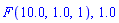 F(10.0, 1.0, 1), 1.0