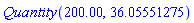 Quantity(200.00, 36.05551275)