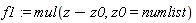 f1 := mul(z-z0, z0 = numlist)