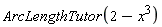 ArcLengthTutor(2-x^3)