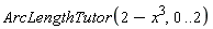 ArcLengthTutor(2-x^3, 0 .. 2)