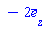 Vector[column]([[0], [0], [-2]], ["x", "y", "z"], "field")