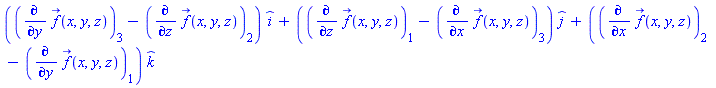 (Physics:-Vectors:-Component(diff(f_(x, y, z), y), 3)-Physics:-Vectors:-Component(diff(f_(x, y, z), z), 2))*_i+(Physics:-Vectors:-Component(diff(f_(x, y, z), z), 1)-Physics:-Vectors:-Component(diff(f_(x, y, z), x), 3))*_j+(Physics:-Vectors:-Component(diff(f_(x, y, z), x), 2)-Physics:-Vectors:-Component(diff(f_(x, y, z), y), 1))*_k