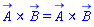 Physics:-Vectors:-`&x`(A_, B_) = Physics:-Vectors:-`&x`(A_, B_)