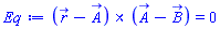 Physics:-Vectors:-`&x`(r_-A_, A_-B_) = 0