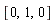 [0, 1, 0]