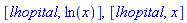 [lhopital, ln(x)], [lhopital, x]