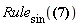 Rule[sin](Int(sin(2*x), x) = (1/2)*(Int(sin(u), u)))