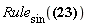 Rule[sin](Diff(sin(x^2+3*x), x) = (Eval(Diff(sin(_X), _X), _X = x^2+3*x))*(Diff(x^2, x)+3))