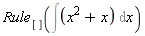 Rule[](Int(x^2+x, x))