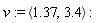 v := `<,>`(1.37, 3.4)