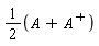 1/2*(A+LinearAlgebra:-Transpose(A))
