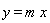 y = m*x