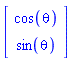 Vector[column]([[cos(theta)], [sin(theta)]])
