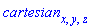 cartesian[x, y, z]
