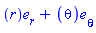 Vector[column]([[r], [theta]], ["r", "theta"])