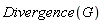Divergence(G)