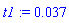 t1 := 0.37e-1