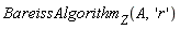 BareissAlgorithm[Z](A, 'r')