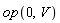 op(0, V)