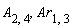 A[2, 4], Ar[1, 3]