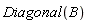 Diagonal(B)