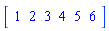 Array([1, 2, 3, 4, 5, 6])