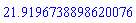 21.9196738898620076