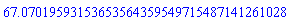 67.07019593153653564359549715487141261028