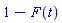 1-F(t)