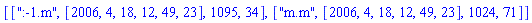 [[":-1.m", [2006, 4, 18, 12, 49, 23], 1095, 34], ["m.m", [2006, 4, 18, 12, 49, 23], 1024, 71]]