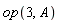 op(3, A)