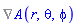 %Gradient(A(r, theta, phi))