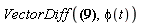 VectorDiff(_rho(phi(t)), phi(t))