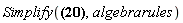 Simplify(Physics:-`*`(B, A), algebrarules)