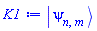 Physics:-Ket(psi, n, m)
