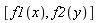 [f1(x), f2(y)]